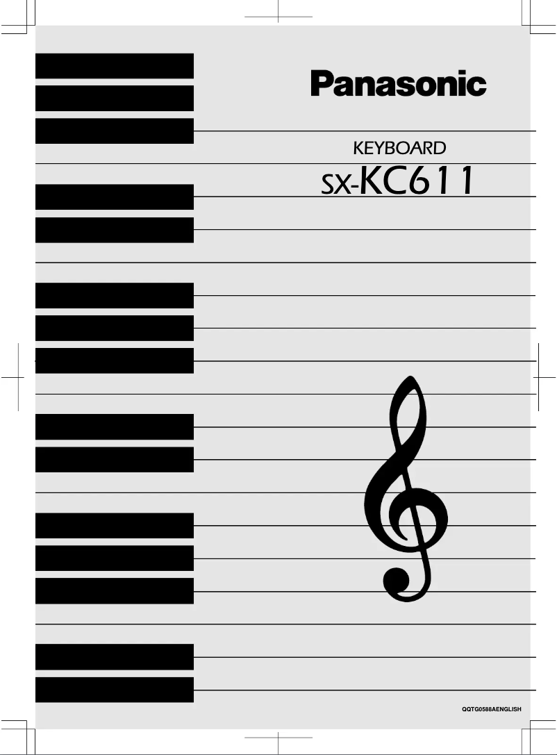 Page 1 de la notice Manuel utilisateur Panasonic SX-KC611