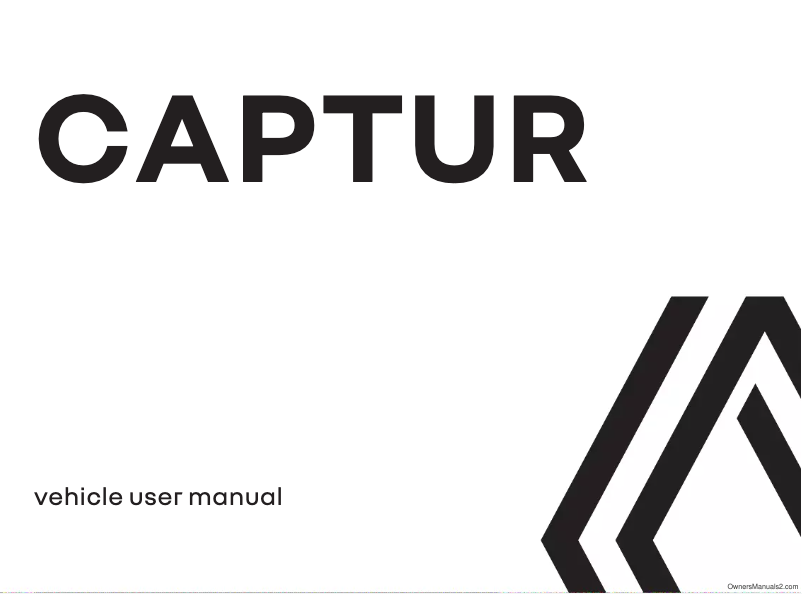Page 1 de la notice Manuel utilisateur Renault Captur (2023)