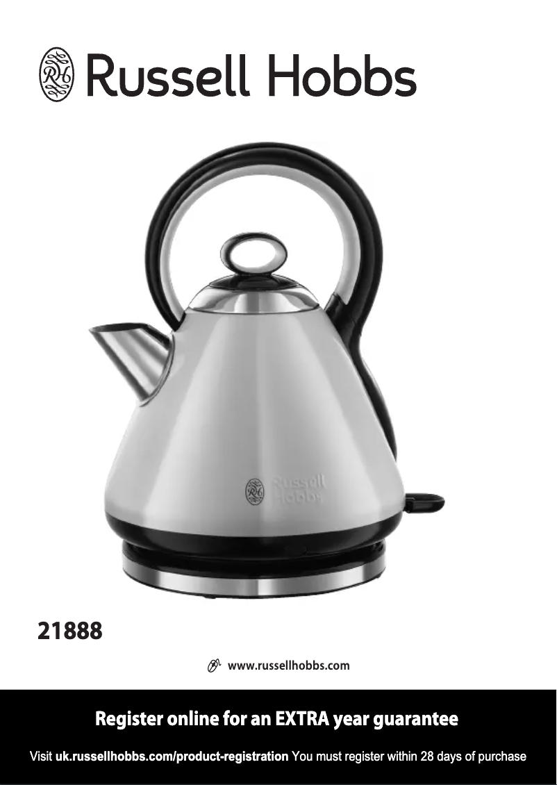 Página 1 del manual Manual de usuario Russell Hobbs Legacy 21888