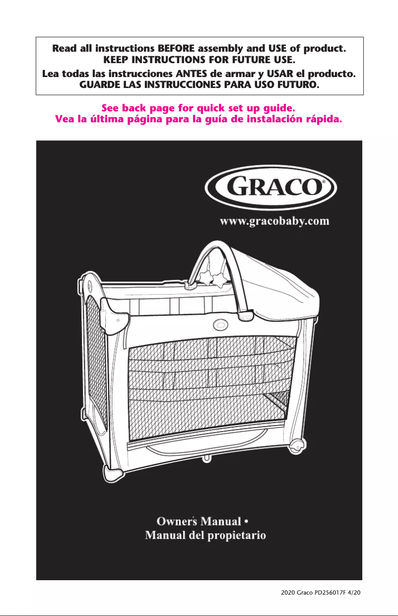 Page n°1 - Manuel utilisateur Graco Travel Lite