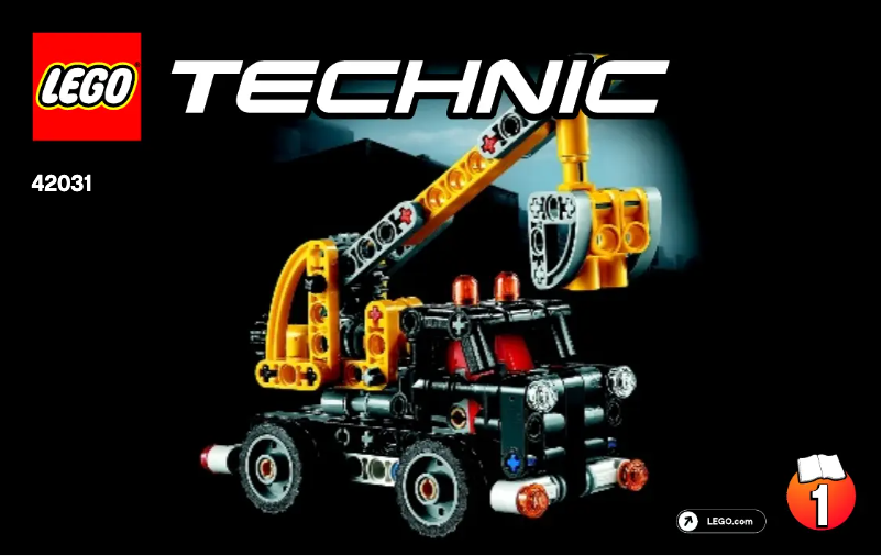 Page 1 de la notice Manuel utilisateur Lego Technic 42031