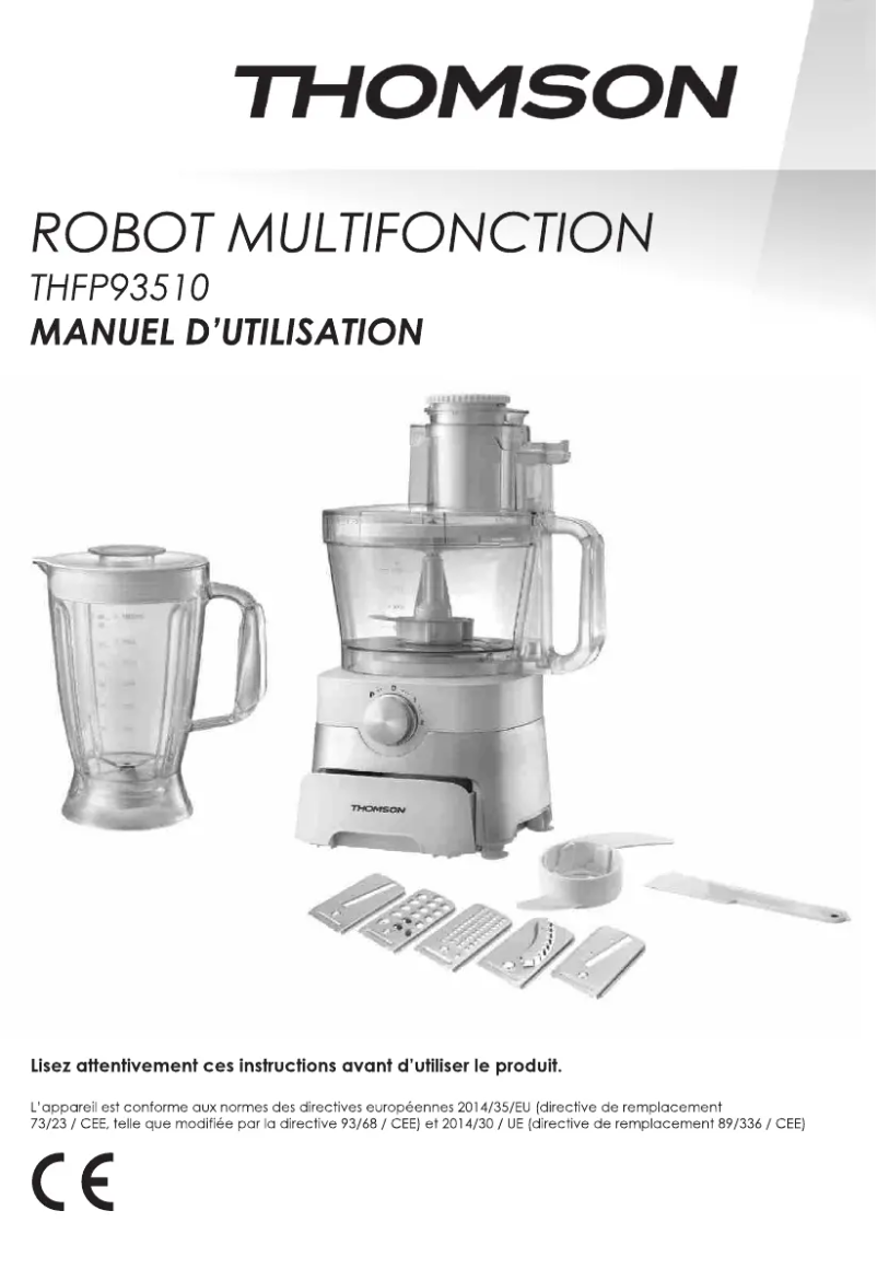 Page 1 de la notice Manuel utilisateur Thomson THFP93510