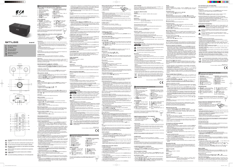 Imagen de la primera página del manual del dispositivo M-620 BT