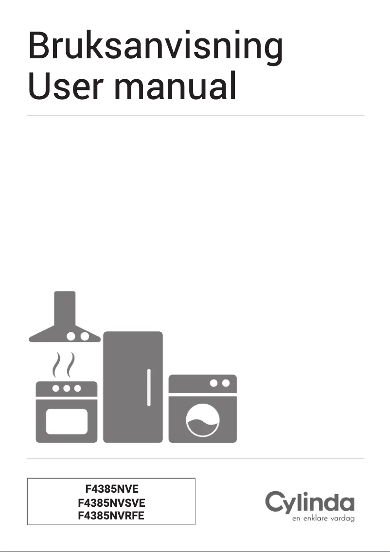 Image de la première page du manuel de l'appareil F4385NVSVE