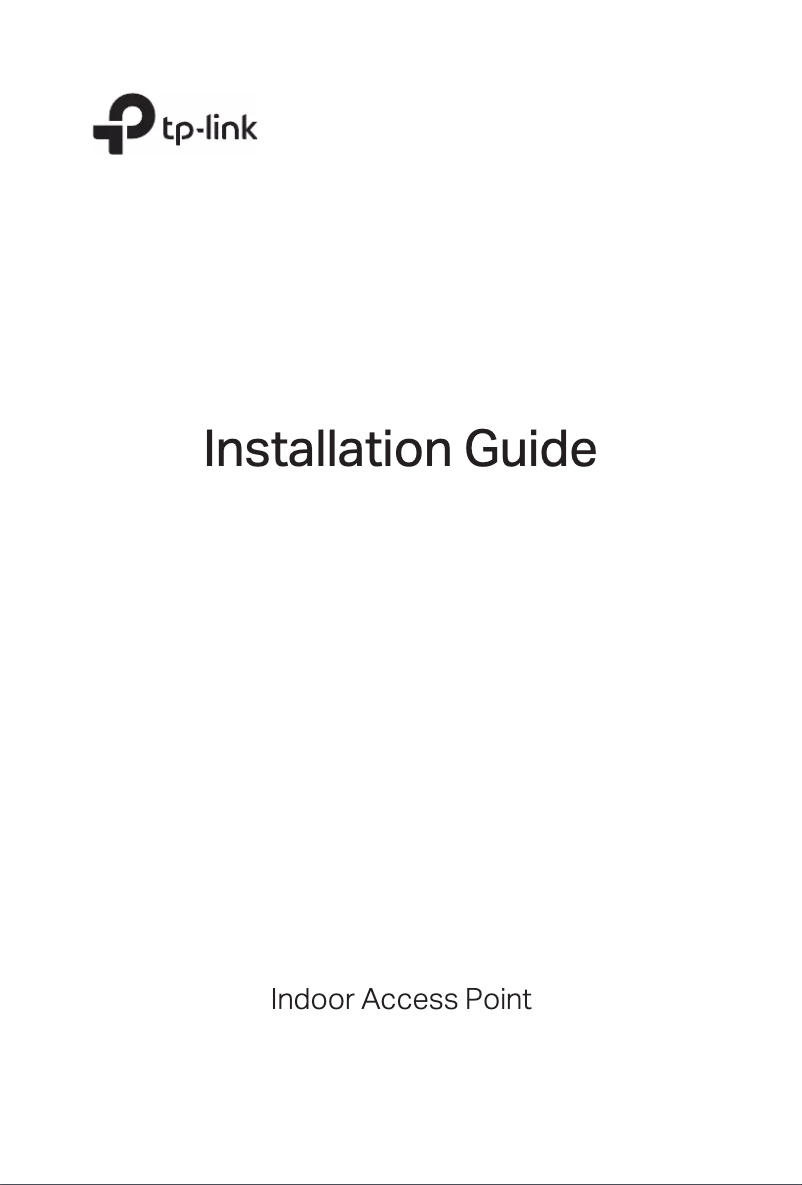 Page n°1 - Guide d'installation TP-Link Omada EAP225
