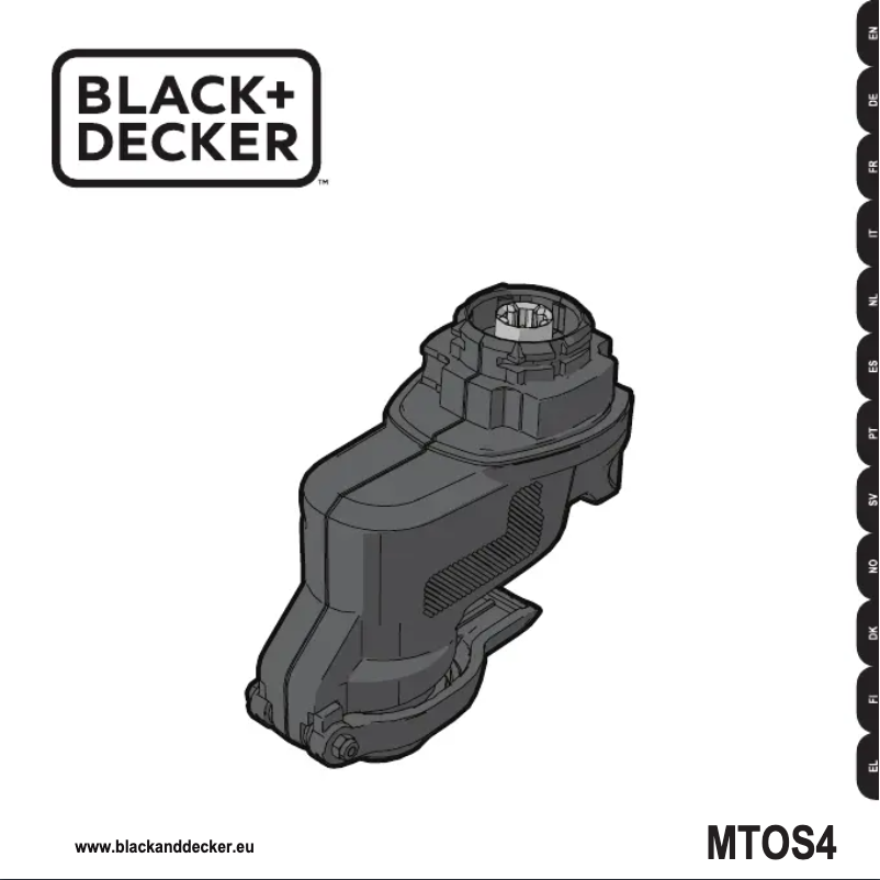 Page n°1 - Manuel utilisateur Black & Decker MTOS4