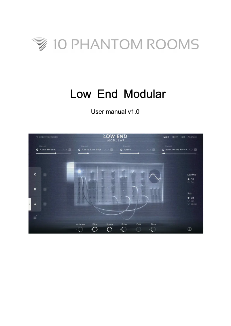 Image de la première page du manuel de l'appareil Low End Modular