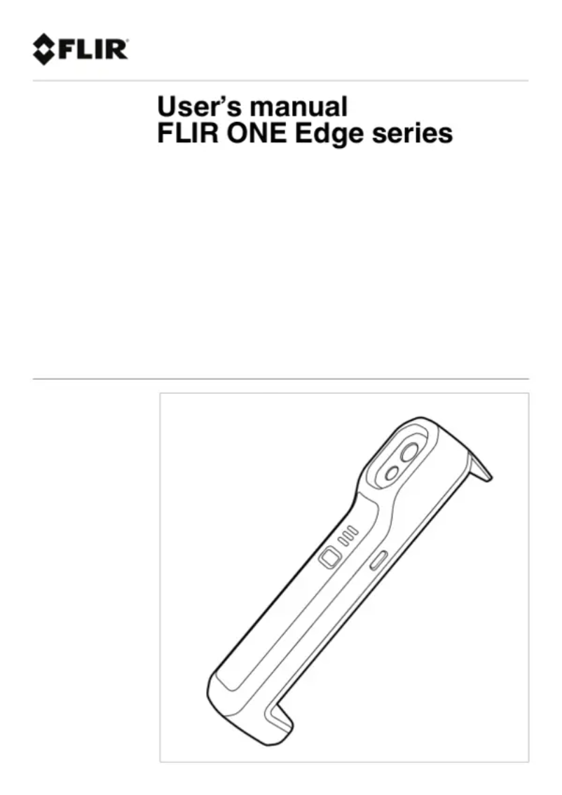 Page 1 de la notice Manuel utilisateur FLIR ONE Edge