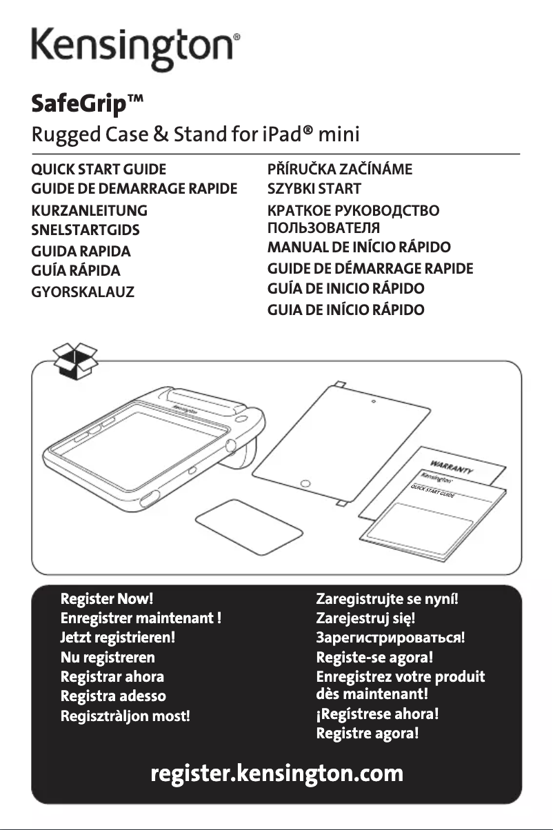 Página 1 del manual Manual de usuario Kensington SafeGrip