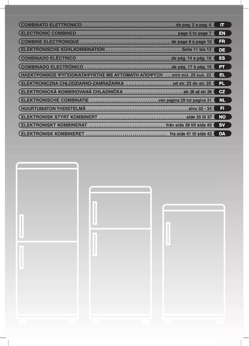 Page n°1 - Manuel utilisateur Candy CDMI 3750 E