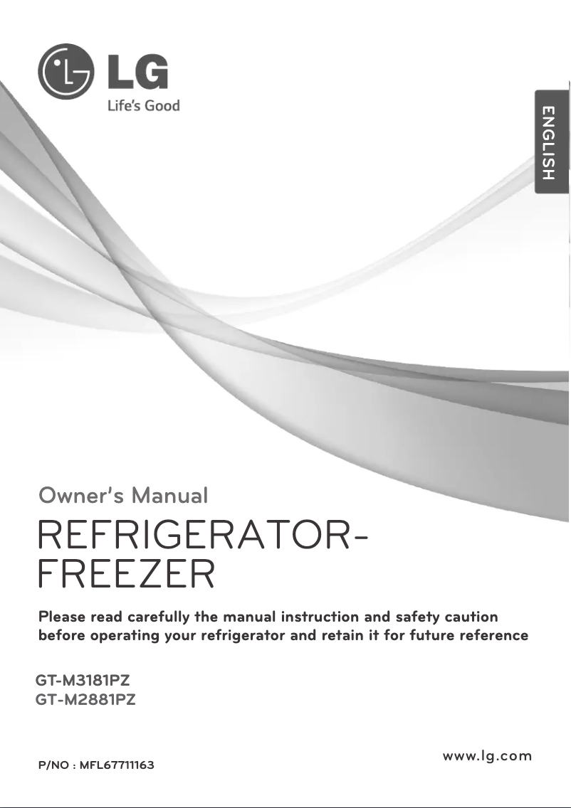 Página 1 del manual Manual de usuario LG GT-M3181PZ