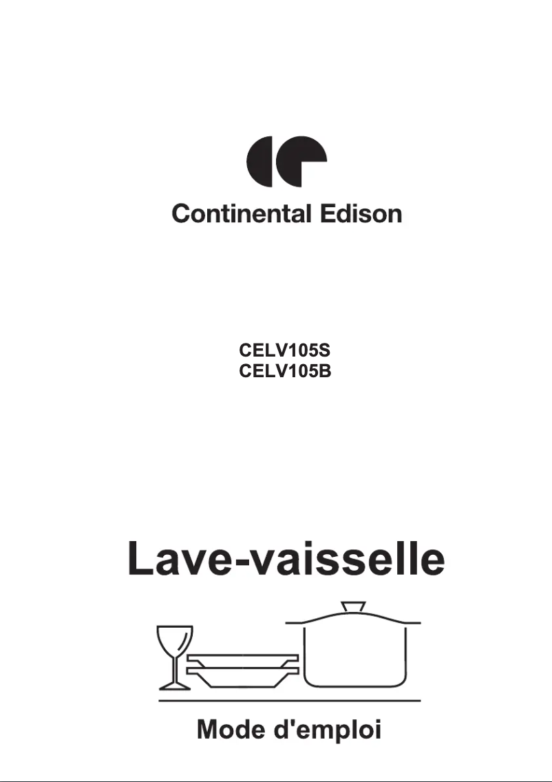 Image de la première page du manuel de l'appareil CELV105S