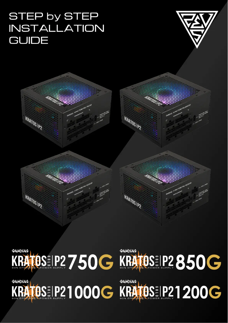 Image de la première page du manuel de l'appareil Kratos P2-1000G