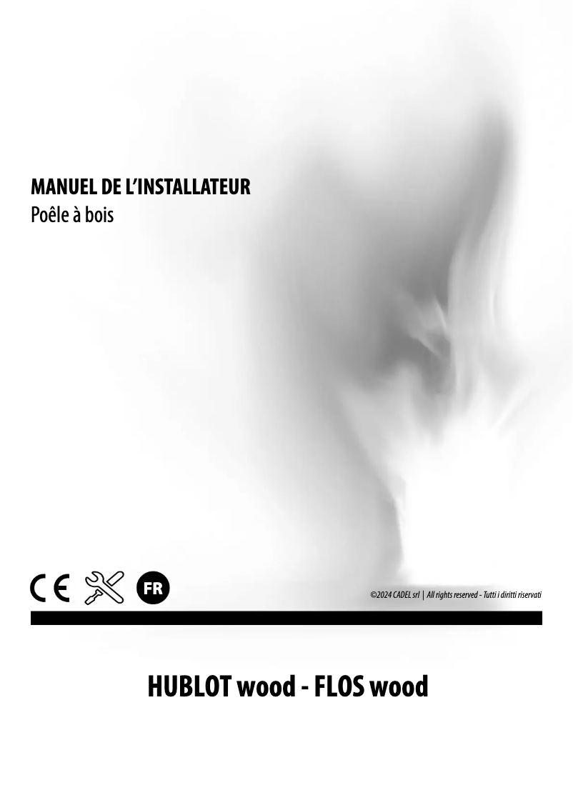 Page 1 de la notice Guide d'installation Cadel Hublot 7 Wood
