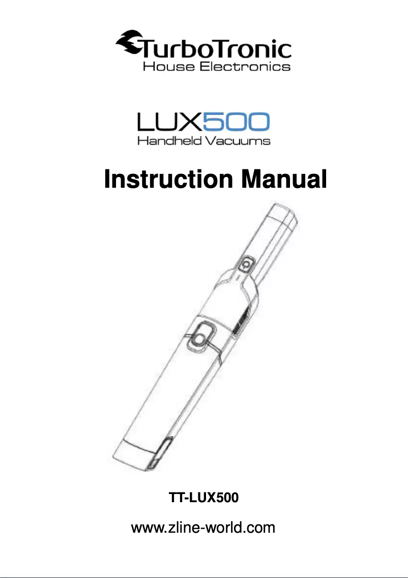 Image de la première page du manuel de l'appareil TT-LUX500