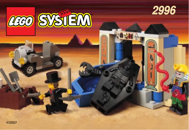 Page 1 de la notice Manuel utilisateur Lego ADVENTURER - TEMPLE