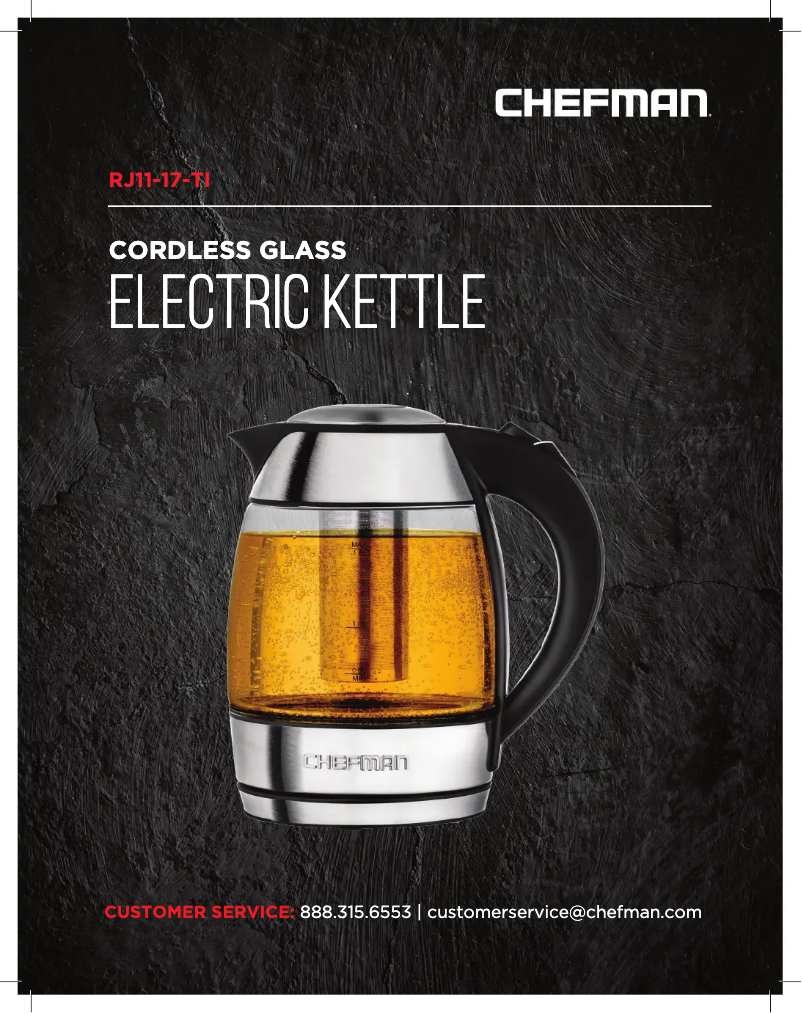 Página 1 del manual Manual de usuario Chefman RJ11-17-TI