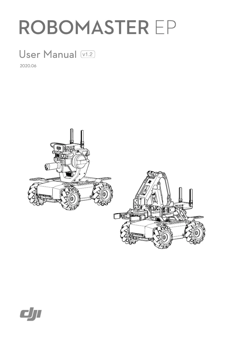 Page 1 de la notice Manuel utilisateur DJI RoboMaster EP