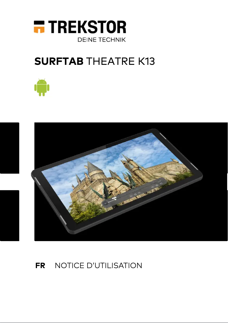 Page n°1 - Manuel utilisateur TrekStor SurfTab Theatre K13