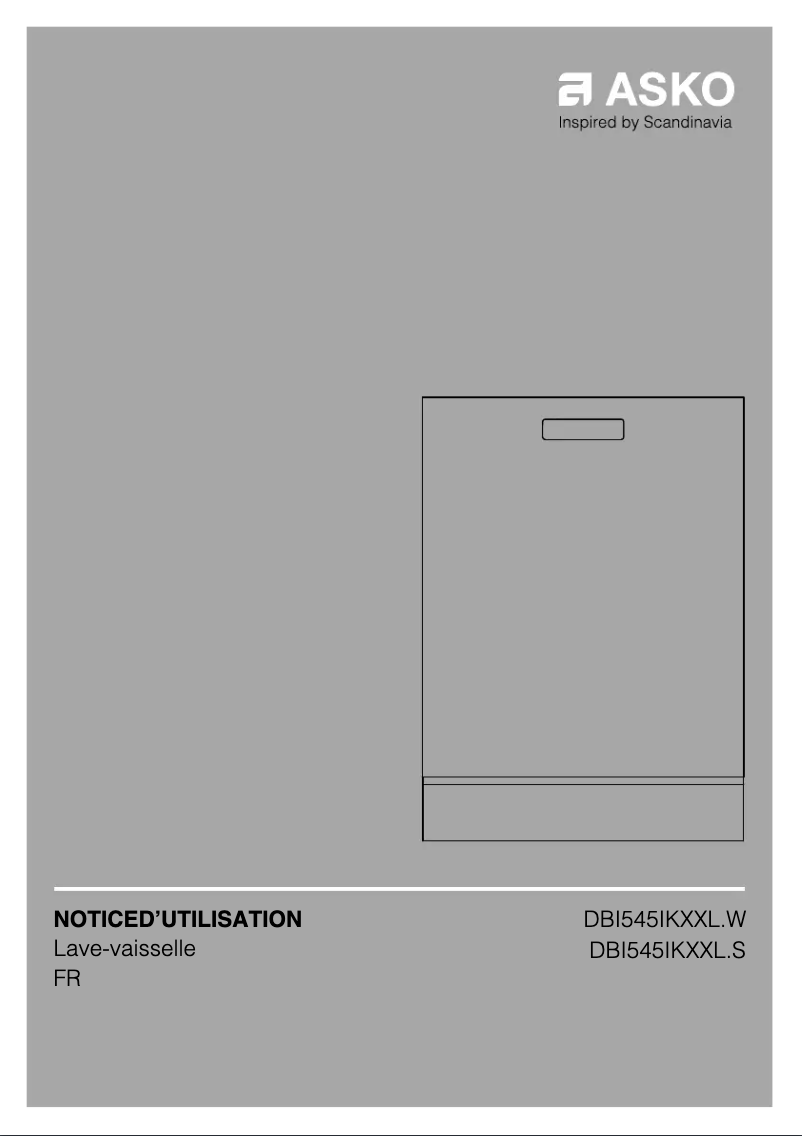 Image de la première page du manuel de l'appareil DBI545IKXXL.S