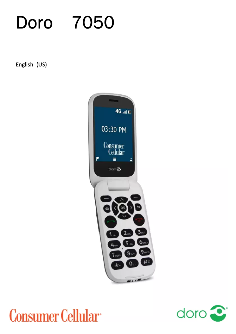 Page 1 de la notice Manuel utilisateur Doro 7050