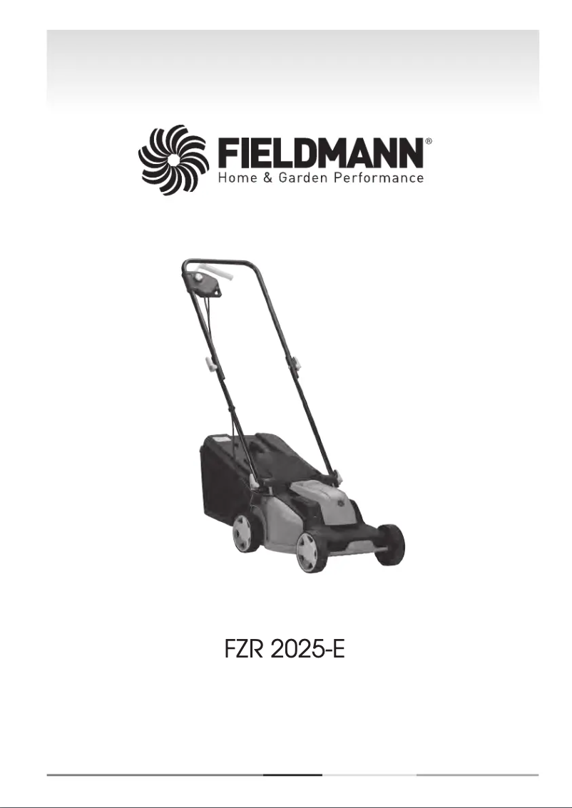 Page 1 de la notice Manuel utilisateur Fieldmann FZR 2025-E