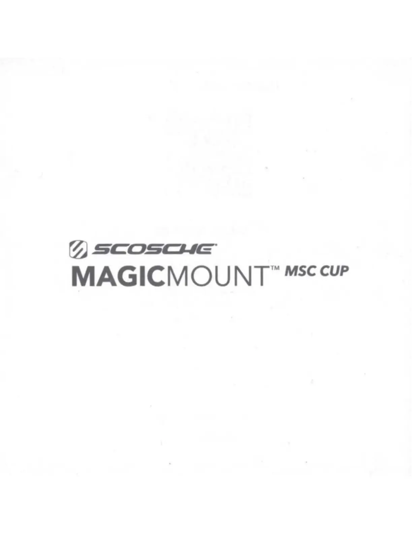 Page n°1 - Manuel utilisateur Scosche MagicMount MSC Cup