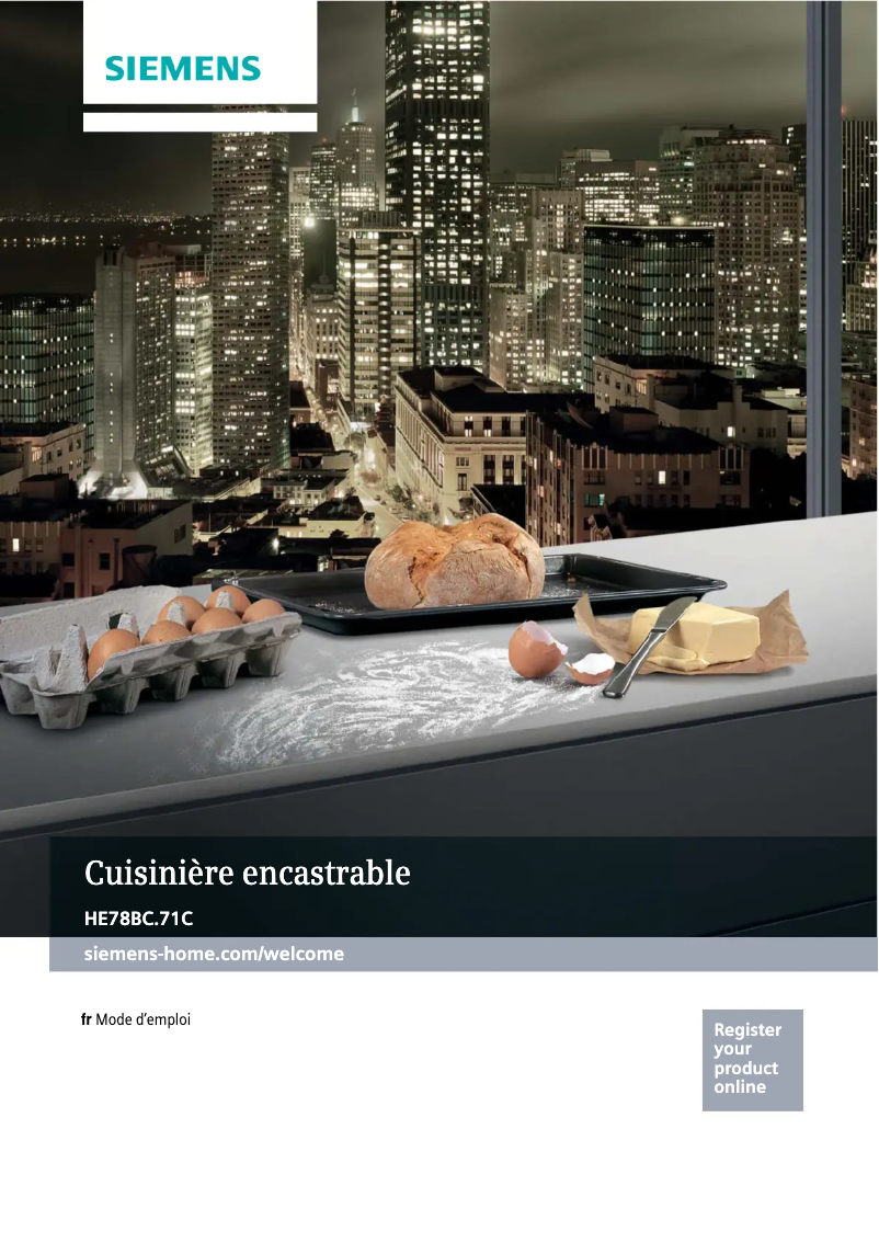 Page n°1 - Manuel utilisateur Siemens HE78BC571C