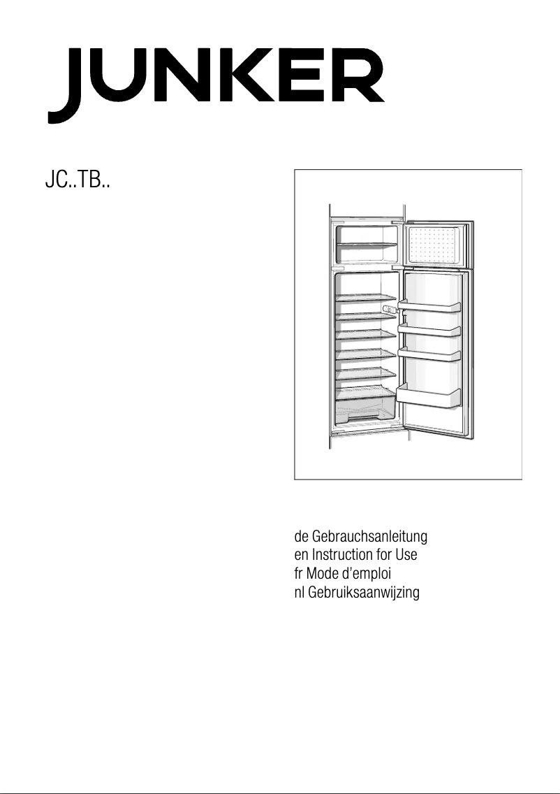 Image de la première page du manuel de l'appareil JC40TB20
