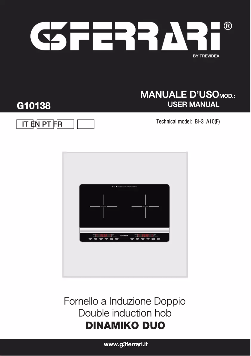 Page n°1 - Manuel utilisateur G3 Ferrari Dinamiko Duo G10138