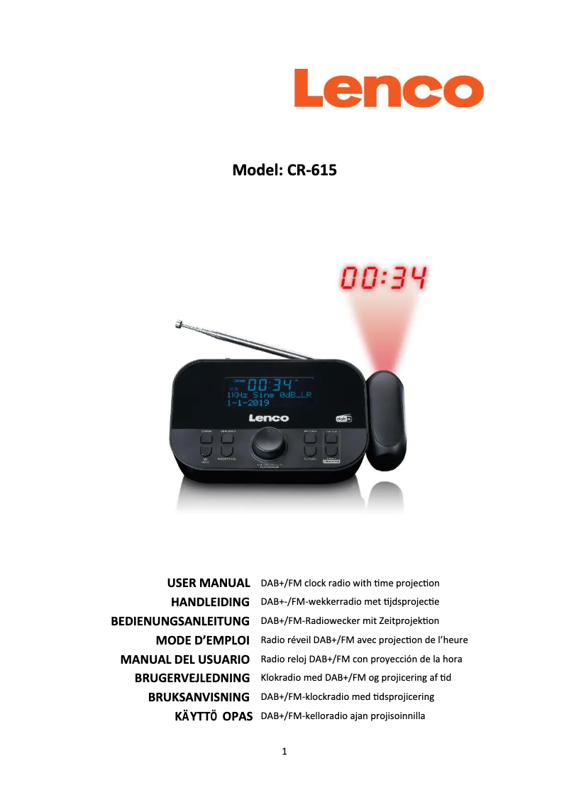 Image de la première page du manuel de l'appareil CR-615