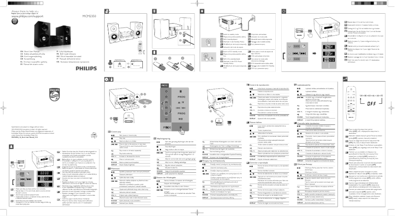 Page n°1 - Manuel utilisateur Philips MCM2350