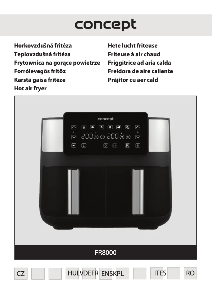 Page 1 de la notice Manuel utilisateur Concept FR8000