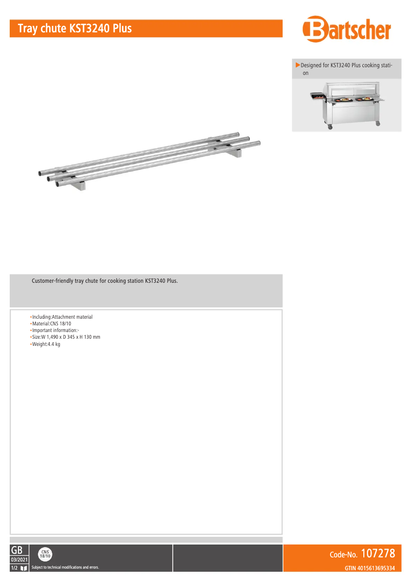 Image de la première page du manuel de l'appareil KST3240 Plus