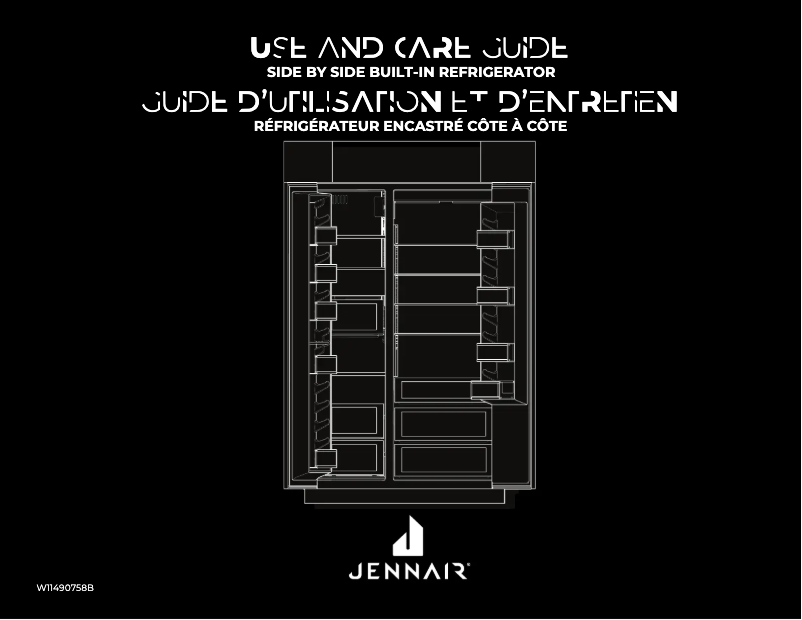 Page n°1 - Manuel utilisateur JennAir JBSS48E22L