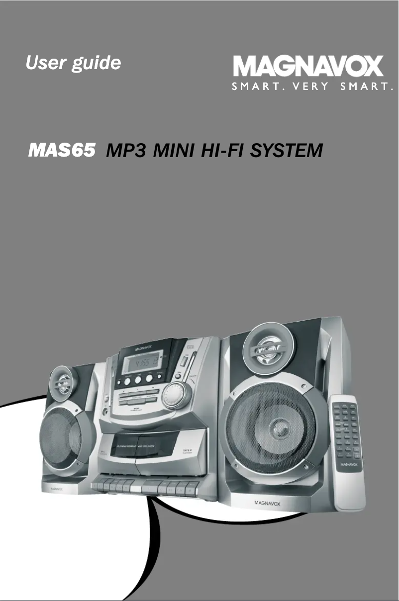 Página 1 del manual Manual de usuario Philips Magnavox MAS65