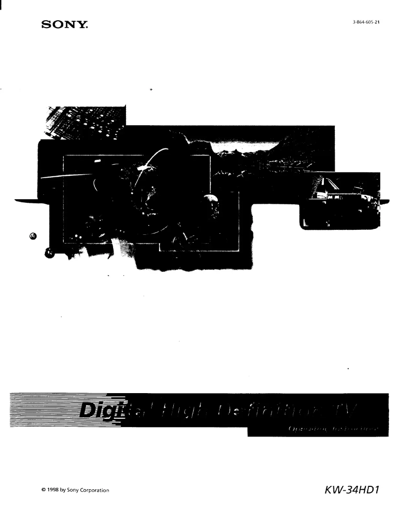 Image de la première page du manuel de l'appareil KW-34HD1