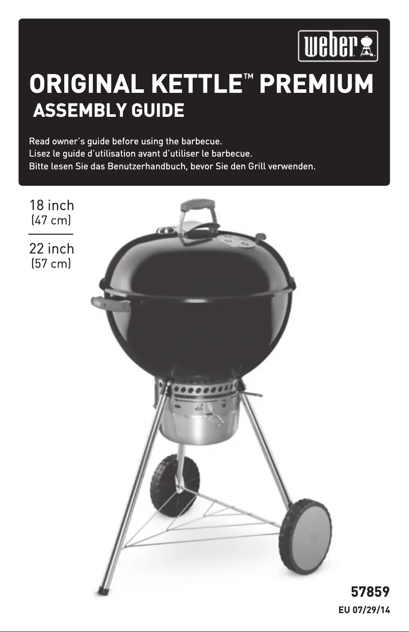 Image de la première page du manuel de l'appareil Original Kettle Premium