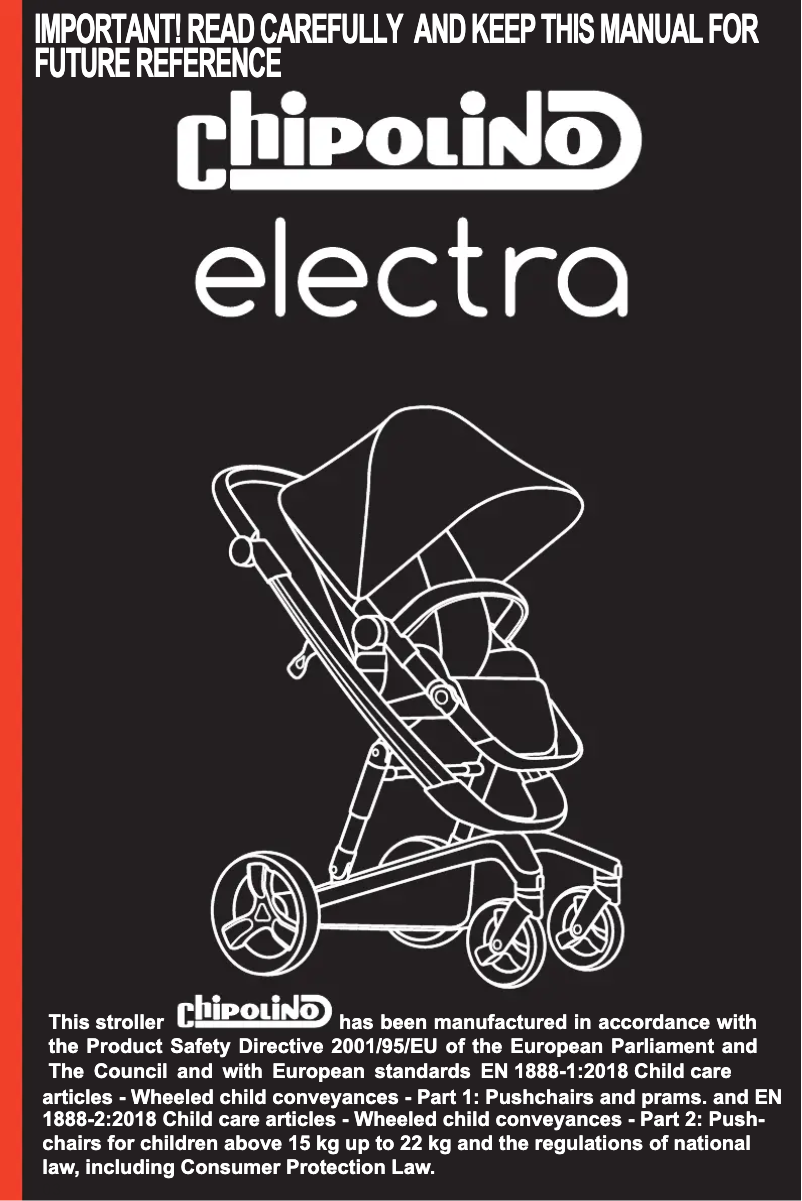 Page 1 de la notice Manuel utilisateur Chipolino Car Seat Electra