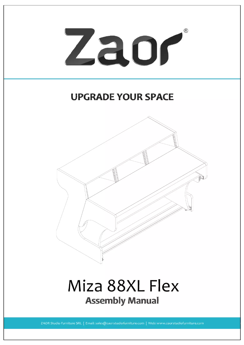 Image de la première page du manuel de l'appareil Miza 88 XL Flex