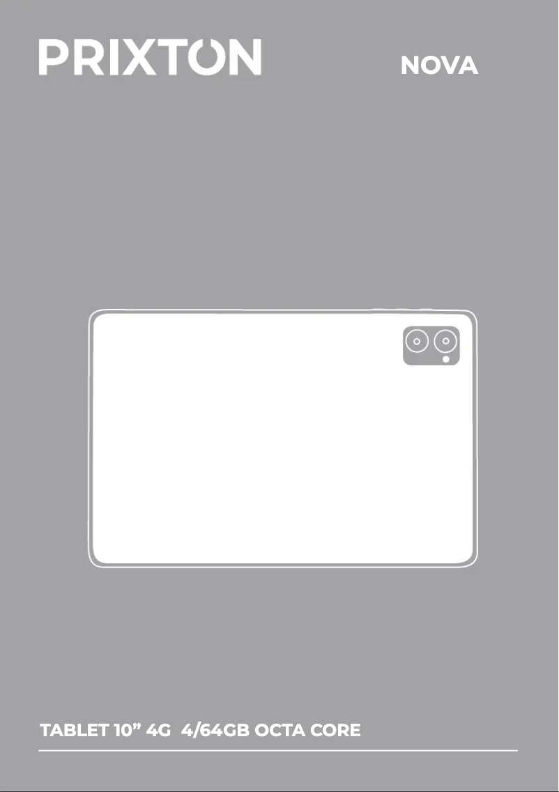 Page 1 de la notice Manuel utilisateur Prixton Nova