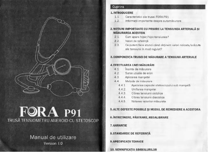 Image de la première page du manuel de l'appareil P91