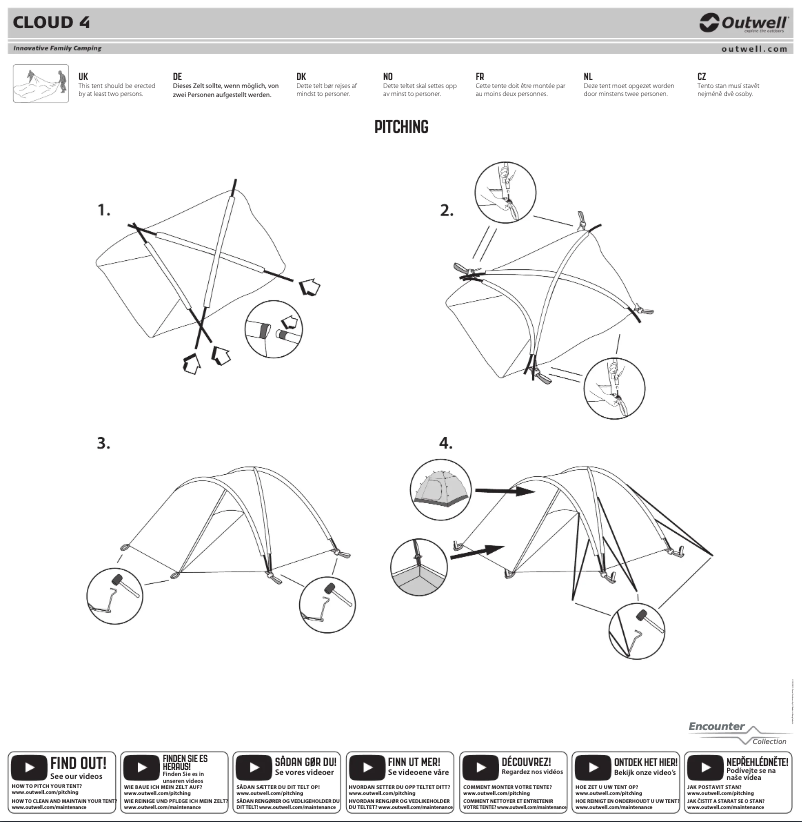 Imagen de la primera página del manual del dispositivo Cloud 4