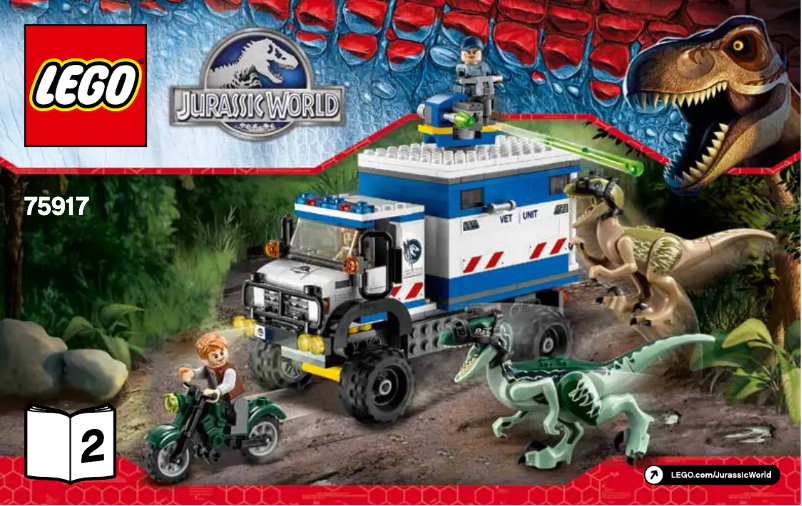 Page n°1 - Manuel utilisateur Lego Jurassic World 75917