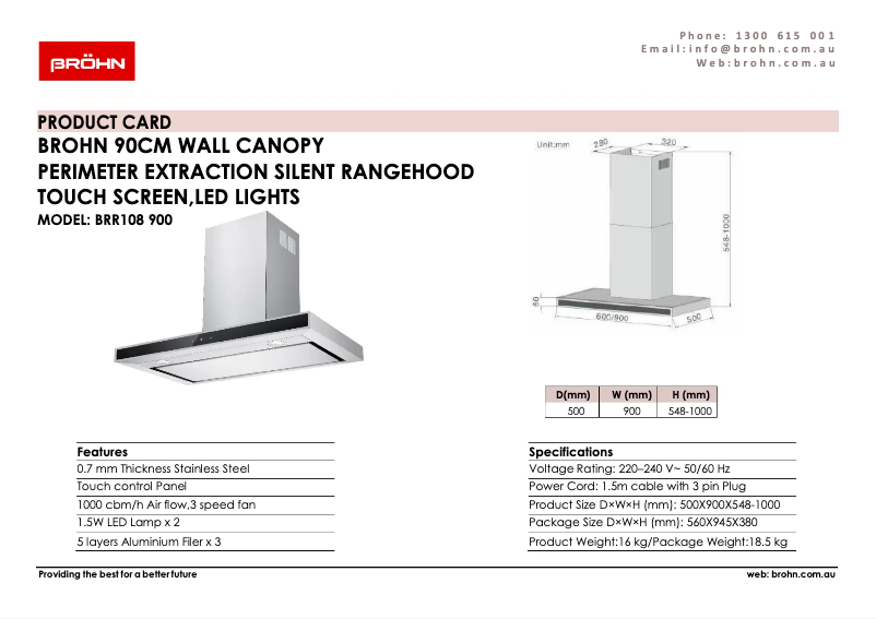 Image de la première page du manuel de l'appareil BRR108900