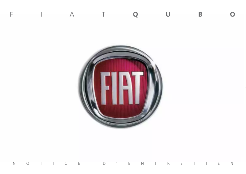 Page 1 de la notice Manuel utilisateur Fiat Qubo (2018)