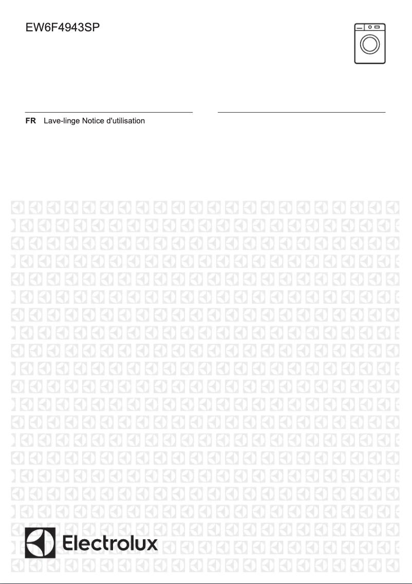 Image de la première page du manuel de l'appareil EW6F4943SP