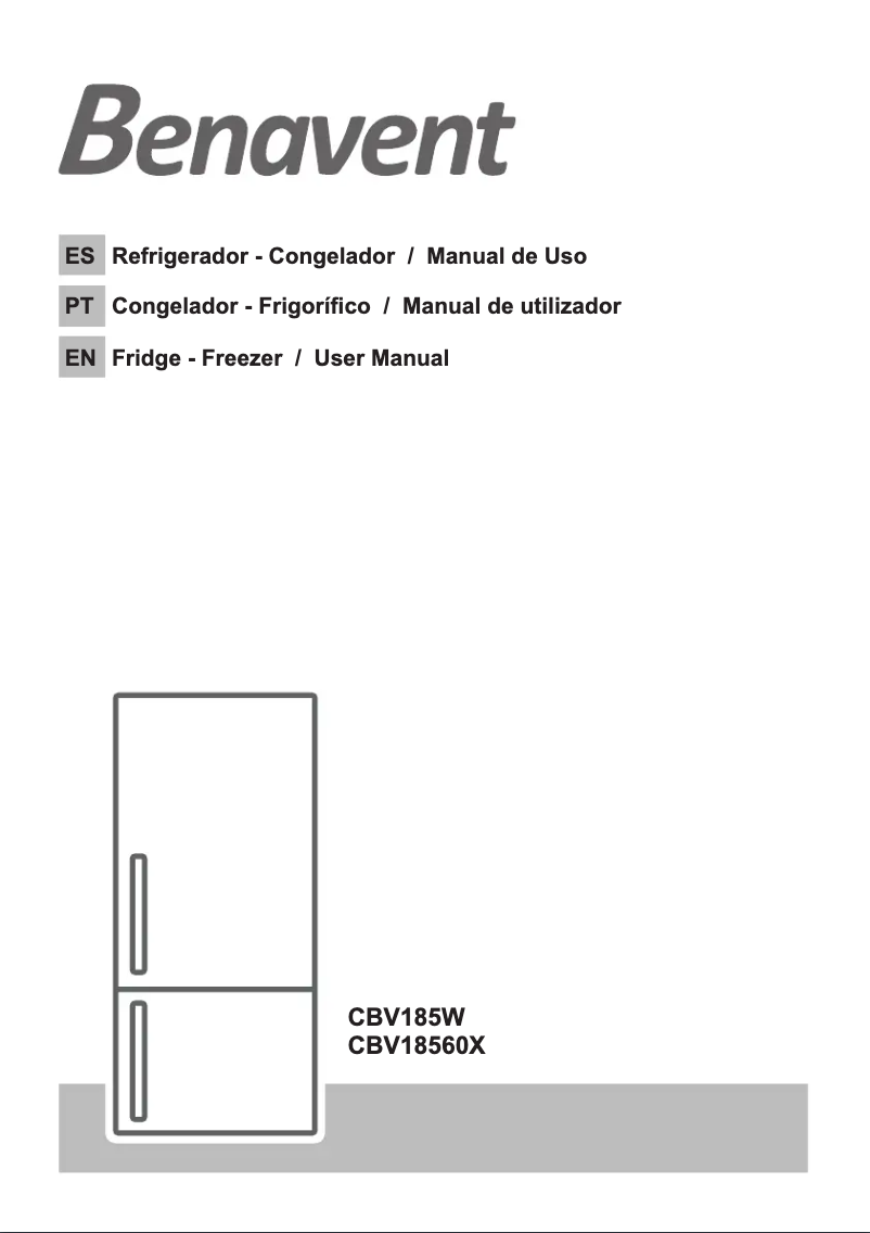 Image de la première page du manuel de l'appareil CBV18560X