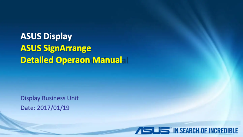 Image de la première page du manuel de l'appareil CAX21