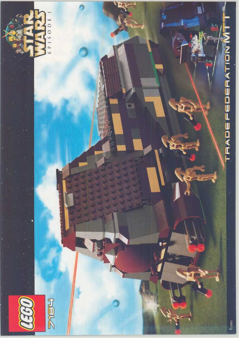 Page n°1 - Manuel utilisateur Lego Trade Federation MTT (TM)